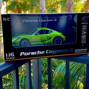 Porsche Cayman R Remote Control Lime Green